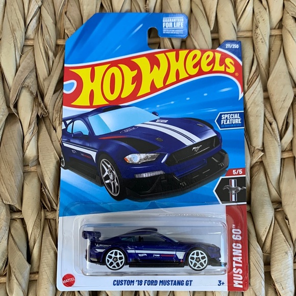 2018 Custom Ford Mustang GT 60 Years 60th Anniversary Pony Car Hot Wheels 🆕 2025 - Picture 1 of 7